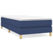 Pat box spring cu saltea, albastru, 100x200 cm, textil - WALTI WALTI