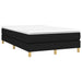 Pat box spring cu saltea, negru, 120x200 cm, textil - WALTI WALTI