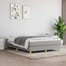 Pat box spring cu saltea, gri deschis, 140x190 cm, textil - WALTI WALTI