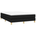 Pat box spring cu saltea, negru, 140x190 cm, textil - WALTI WALTI