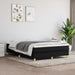 Pat box spring cu saltea, negru, 140x190 cm, textil - WALTI WALTI