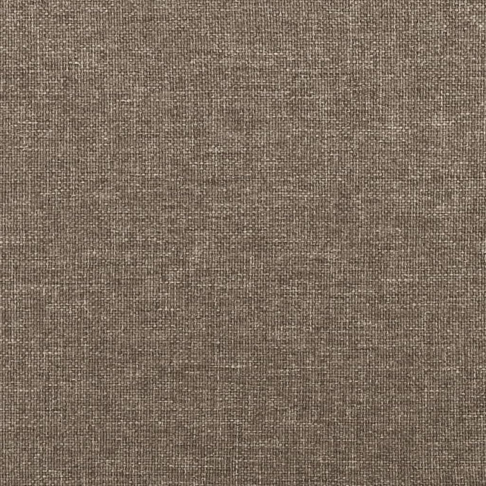 Pat continental cu saltea gri taupe 140x200 cm material textil - WALTI WALTI