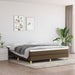 Pat box spring cu saltea, maro închis, 160x200 cm, textil - WALTI WALTI