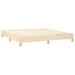 Pat continental cu saltea, crem, 180x200 cm, textil - WALTI WALTI