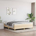 Pat continental cu saltea, crem, 180x200 cm, textil - WALTI WALTI