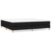 Pat box spring cu saltea, negru, 200x200 cm, textil - WALTI WALTI