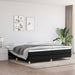 Pat box spring cu saltea, negru, 200x200 cm, textil - WALTI WALTI
