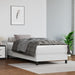 Pat box spring cu saltea, alb, 90x200 cm, piele ecologică - WALTI WALTI