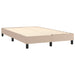 Pat box spring cu saltea, cappuccino, 120x200cm piele ecologică - WALTI WALTI