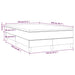 Pat box spring cu saltea, cappuccino, 120x200cm piele ecologică - WALTI WALTI