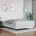 Pat box spring cu saltea, alb, 140x190 cm, piele ecologică - WALTI WALTI