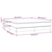 Pat box spring cu saltea, alb, 160x200 cm, piele ecologică - WALTI WALTI