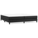 Pat box spring cu saltea, negru, 200x200 cm, piele ecologică - WALTI WALTI