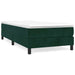 Pat box spring cu saltea, verde închis, 80x200 cm, catifea - WALTI WALTI