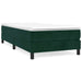Pat box spring cu saltea, verde închis, 90x190 cm, catifea - WALTI WALTI