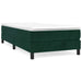 Pat box spring cu saltea, verde închis, 90x200 cm, catifea - WALTI WALTI