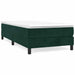 Pat box spring cu saltea, verde închis, 100x200 cm, catifea - WALTI WALTI