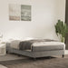 Pat box spring cu saltea, gri deschis, 120x200 cm, catifea - WALTI WALTI