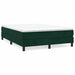 Pat box spring cu saltea, verde închis, 140x190 cm, catifea - WALTI WALTI