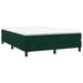 Pat box spring cu saltea, verde închis, 140x190 cm, catifea - WALTI WALTI