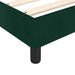 Pat box spring cu saltea, verde închis, 140x190 cm, catifea - WALTI WALTI