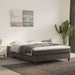 Pat box spring cu saltea, gri închis, 140x200 cm, catifea - WALTI WALTI