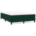 Pat box spring cu saltea, verde închis, 140x200 cm, catifea - WALTI WALTI