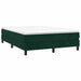 Pat box spring cu saltea, verde închis, 140x200 cm, catifea - WALTI WALTI