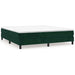 Pat box spring cu saltea, verde închis, 160x200 cm, catifea - WALTI WALTI