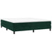 Pat box spring cu saltea, verde închis, 160x200 cm, catifea - WALTI WALTI