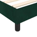 Pat box spring cu saltea, verde închis, 160x200 cm, catifea - WALTI WALTI