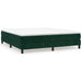 Pat box spring cu saltea, verde închis, 180x200 cm, catifea - WALTI WALTI