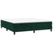 Pat box spring cu saltea, verde închis, 180x200 cm, catifea - WALTI WALTI