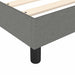 Pat box spring cu saltea, gri închis, 90x190 cm, textil - WALTI WALTI
