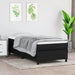 Pat box spring cu saltea, negru, 100x200 cm, textil - WALTI WALTI
