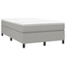 Pat box spring cu saltea, gri deschis, 120x200 cm, textil - WALTI WALTI