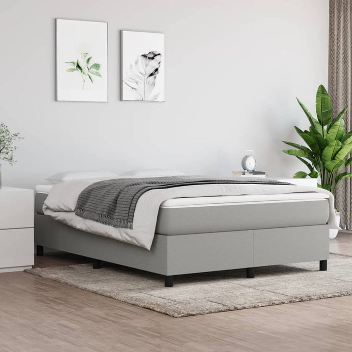 Pat continental, gri deschis, 140x200 cm, material textil - WALTI WALTI