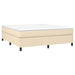 Pat continental cu saltea, crem, 180x200 cm, textil - WALTI WALTI