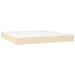 Pat continental cu saltea, crem, 180x200 cm, textil - WALTI WALTI