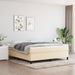 Pat continental cu saltea, crem, 180x200 cm, textil - WALTI WALTI