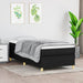 Pat box spring cu saltea, negru, 80x200 cm, textil - WALTI WALTI