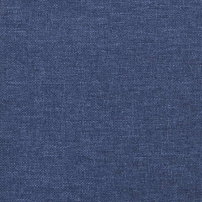 Pat box spring cu saltea, albastru, 80x200 cm, textil - WALTI WALTI