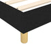 Pat box spring cu saltea, negru, 100x200 cm, textil - WALTI WALTI
