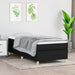 Pat box spring cu saltea, negru, 100x200 cm, textil - WALTI WALTI