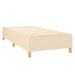 Pat box spring cu saltea, crem, 100x200 cm, textil - WALTI WALTI