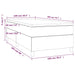 Pat box spring cu saltea, crem, 100x200 cm, textil - WALTI WALTI