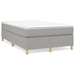 Pat box spring cu saltea, gri deschis, 120x200 cm, textil - WALTI WALTI