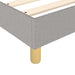 Pat box spring cu saltea, gri deschis, 120x200 cm, textil - WALTI WALTI