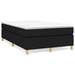 Pat box spring cu saltea, negru, 120x200 cm, textil - WALTI WALTI