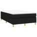 Pat box spring cu saltea, negru, 120x200 cm, textil - WALTI WALTI